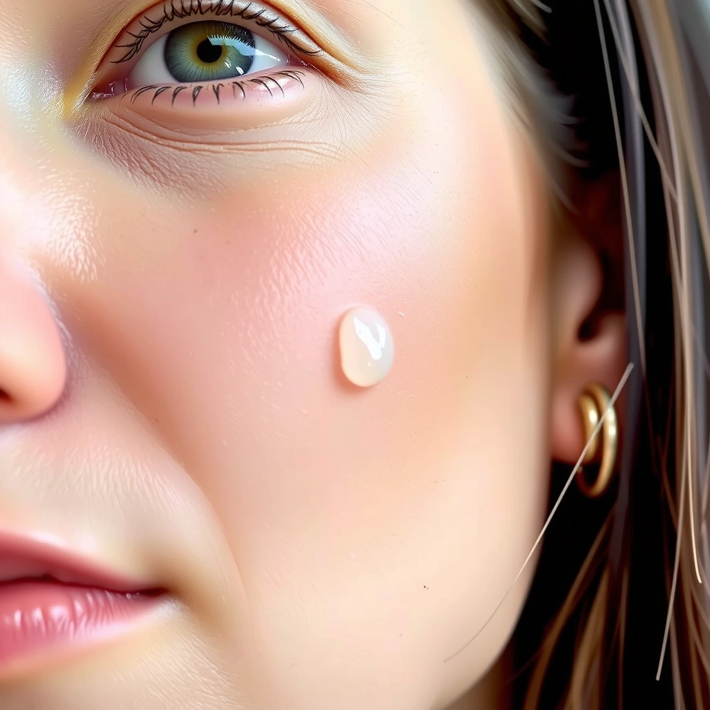 PureEssence Organics Revitalizing Night Serum - On Skin